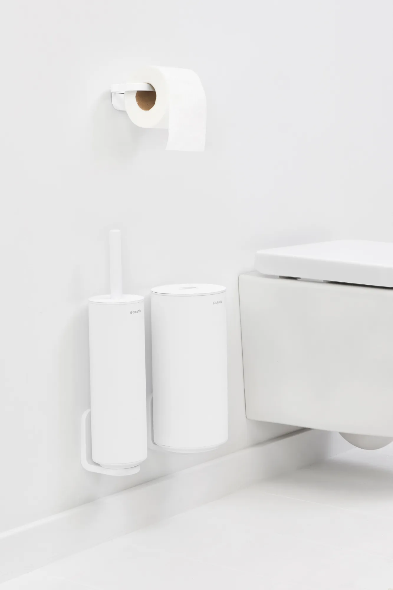 Mindset Toiletset 3-delig, Mineral Fresh White Brabantia