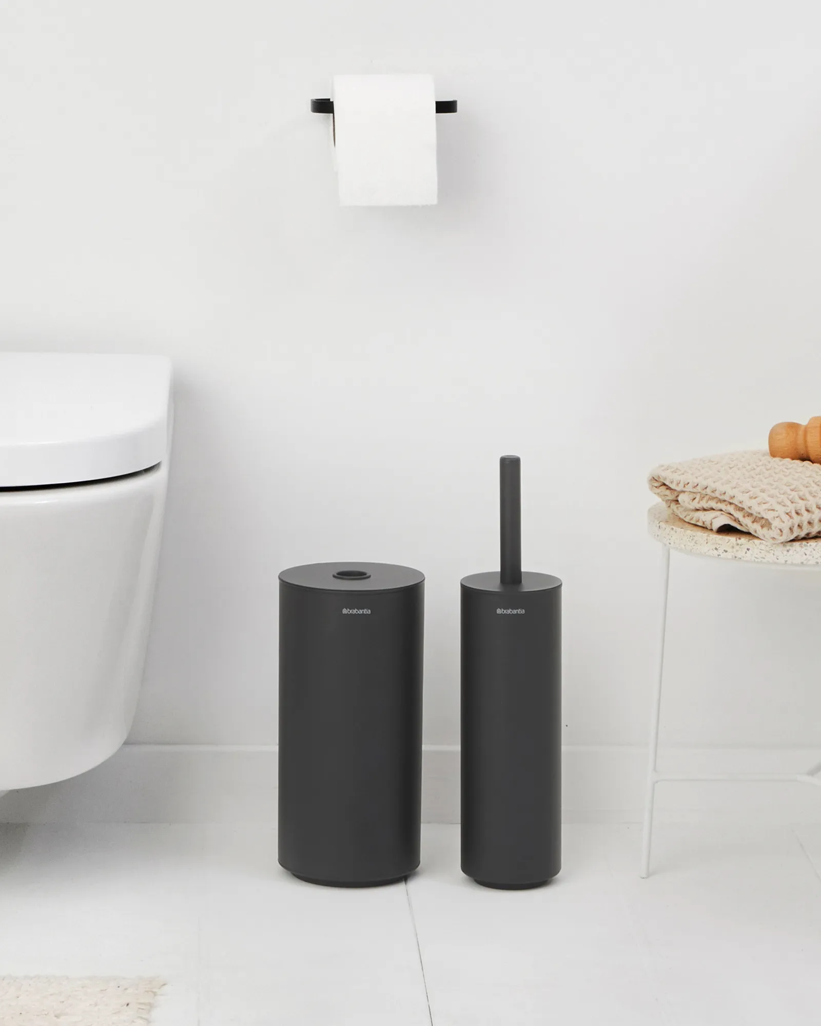Mindset Toiletset 3-delig, Mineral Infinite Grey Brabantia