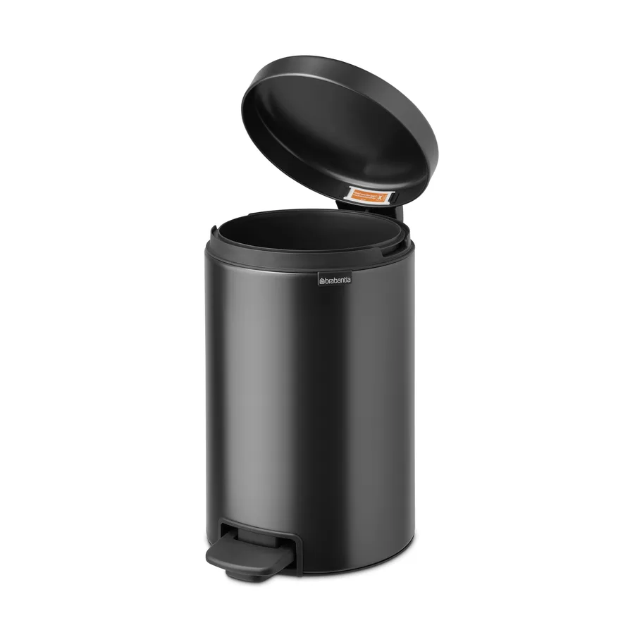 New Icon pedaalemmer 12 liter, Confident Grey Brabantia