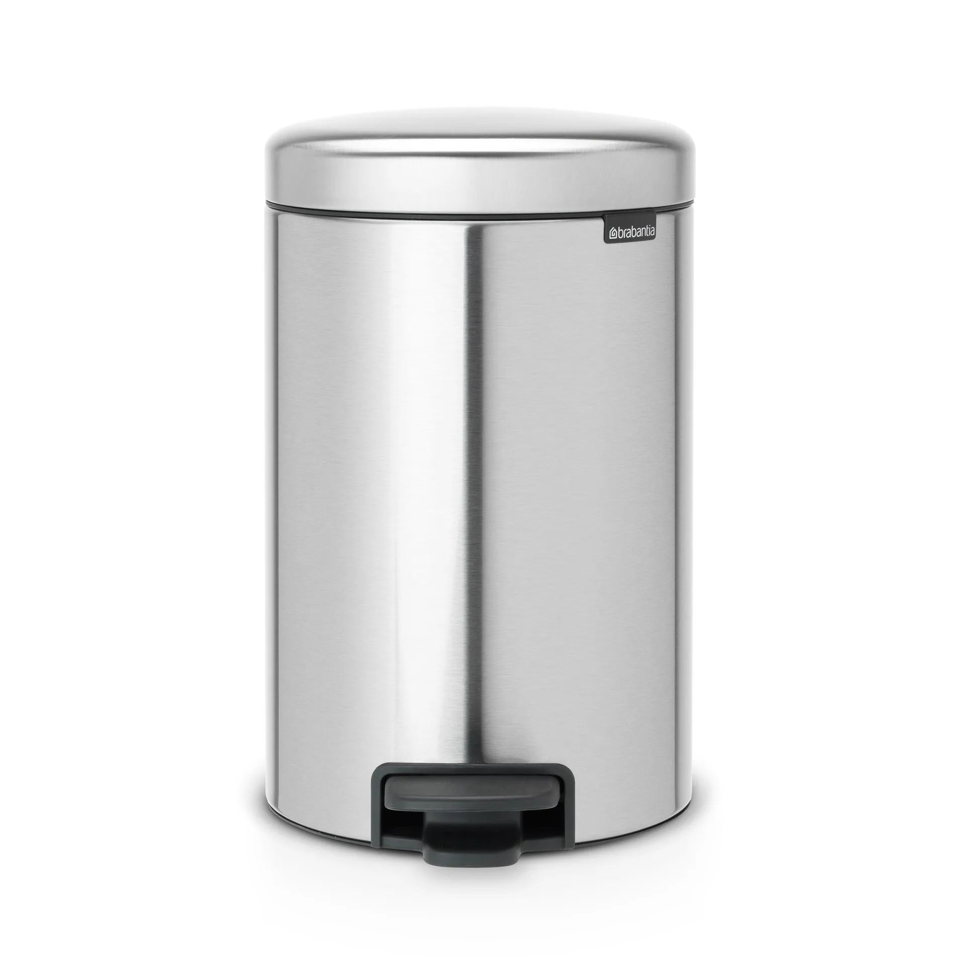 New Icon pedaalemmer 12 liter, mat staal (vingerafdruk bestendig) Brabantia