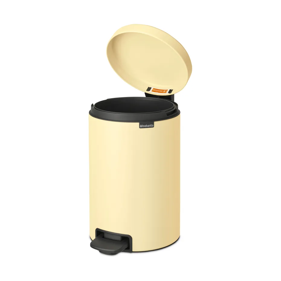 New Icon pedaalemmer 12 liter, Mellow Yellow Brabantia