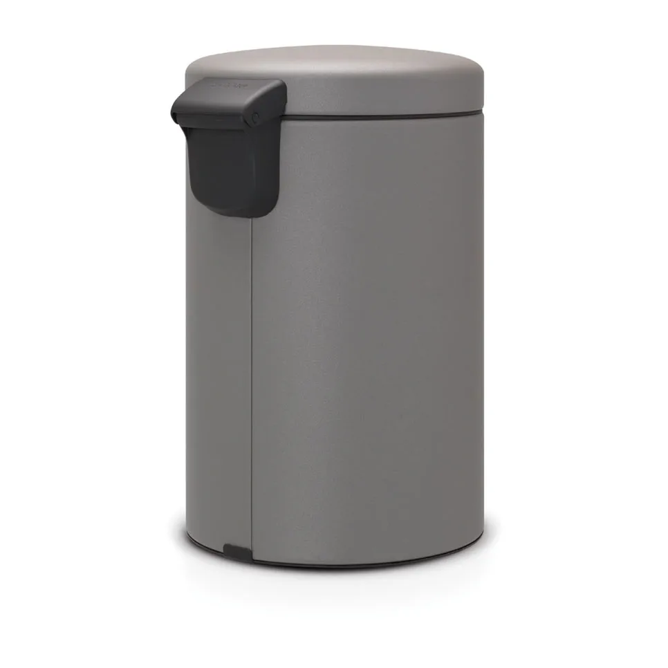 New Icon pedaalemmer 12 liter, Mineral concrete grey Brabantia