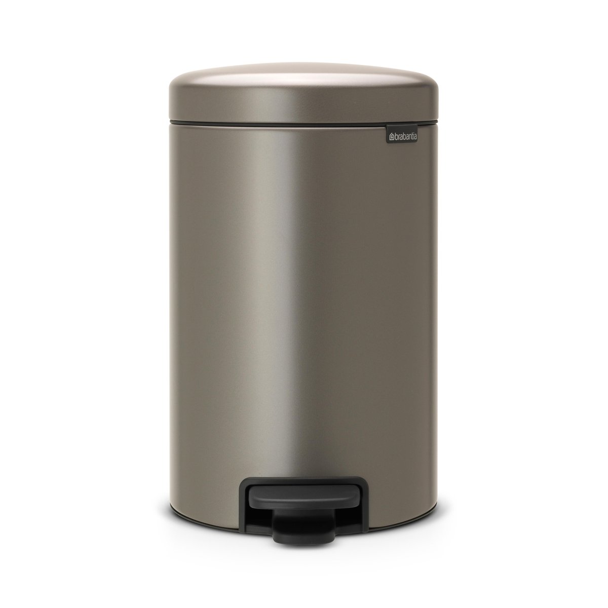 Brabantia New Icon pedaalemmer 12 liter platina | Scandinavisch Interieur | Pedaalemmers | Zilverkleurig