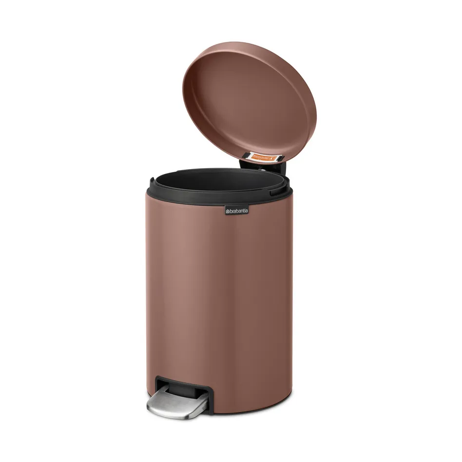 New Icon pedaalemmer 12 liter, Satin Taupe Brabantia