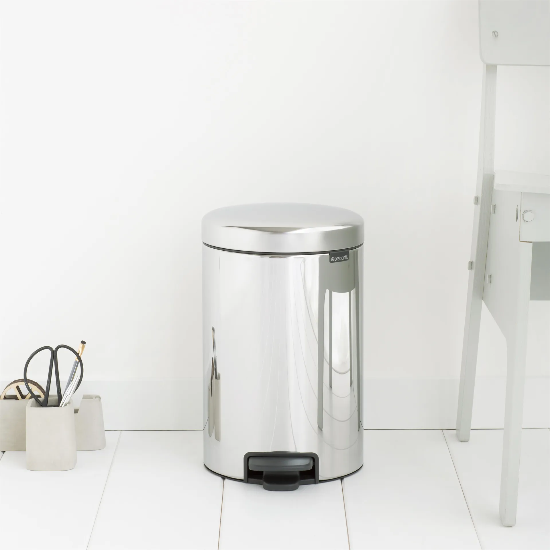 New Icon pedaalemmer 12 liter, staal - glanzend Brabantia