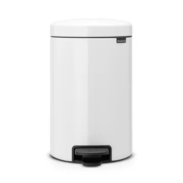 New Icon pedaalemmer 12 liter - wit - Brabantia