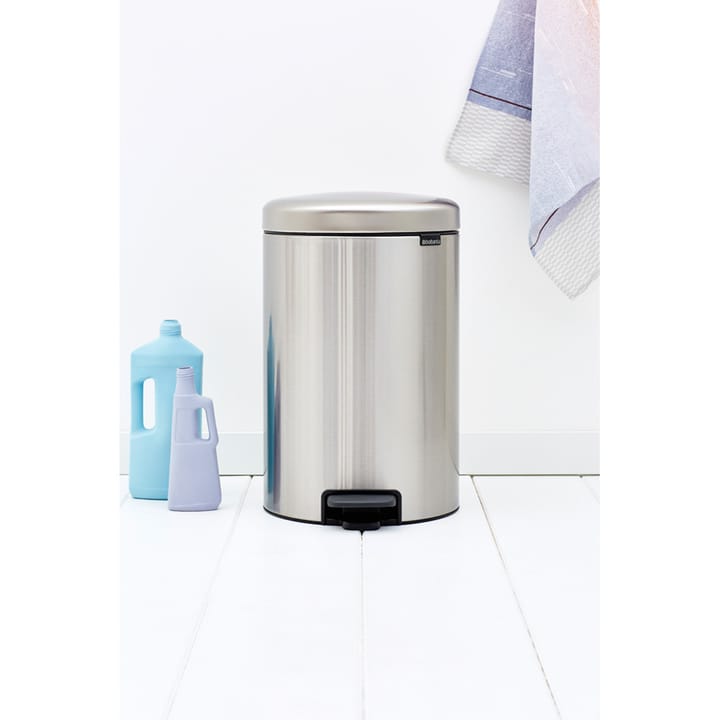 New Icon pedaalemmer 20 liter - Matt steel fingerprint proof - Brabantia