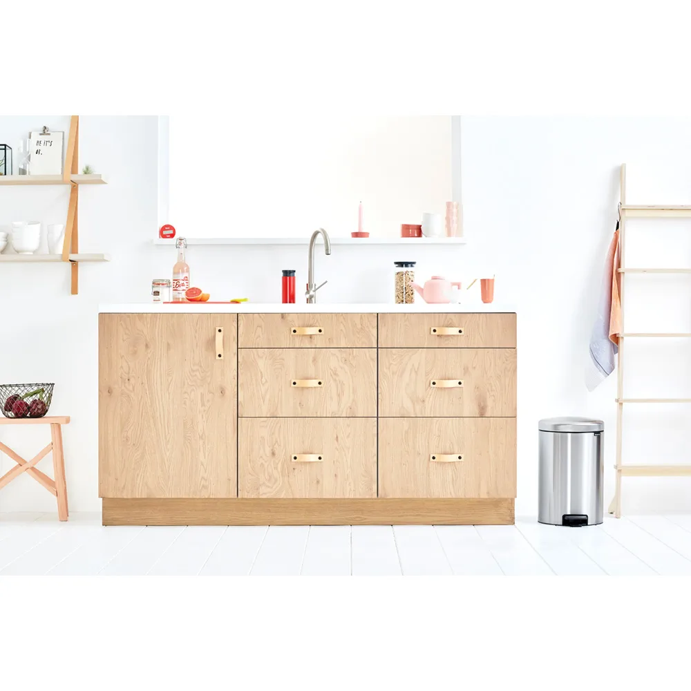 New Icon pedaalemmer 20 liter, Matt steel fingerprint proof Brabantia