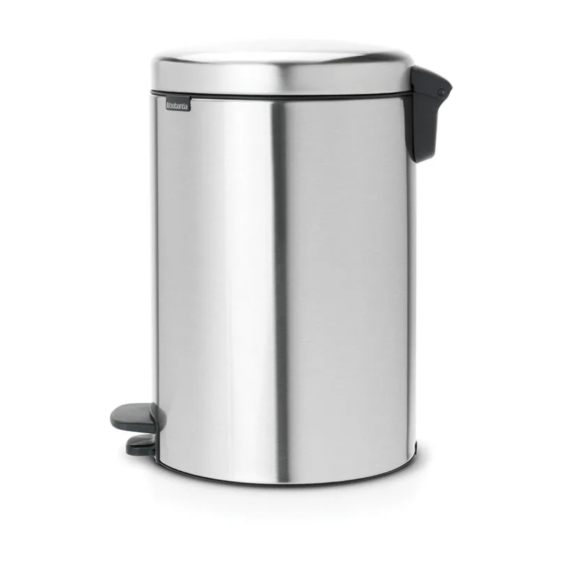 New Icon pedaalemmer 20 liter, Matt steel fingerprint proof Brabantia