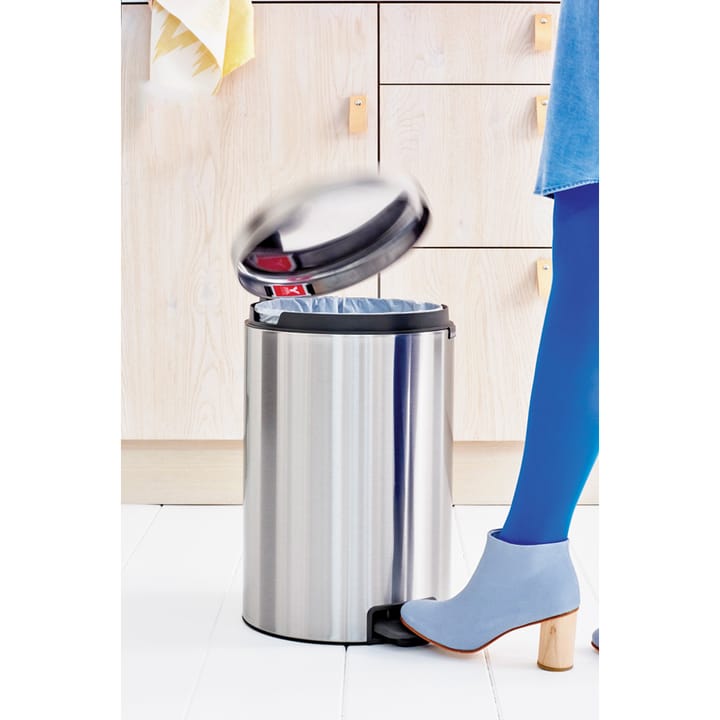 New Icon pedaalemmer 20 liter - Matt steel fingerprint proof - Brabantia