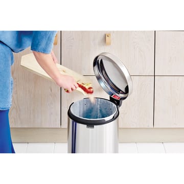 New Icon pedaalemmer 20 liter - Matt steel fingerprint proof - Brabantia