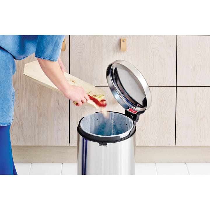 New Icon pedaalemmer 20 liter, Matt steel fingerprint proof Brabantia