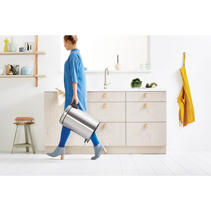 New Icon pedaalemmer 20 liter, Matt steel fingerprint proof Brabantia