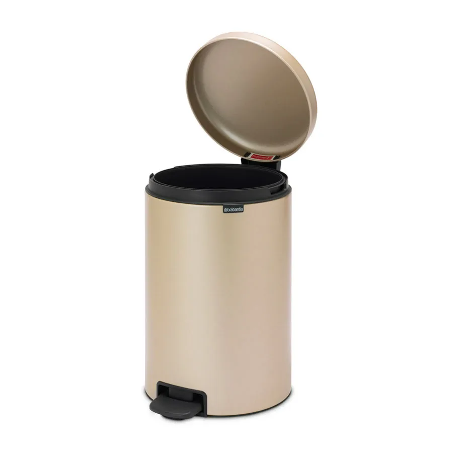 New Icon pedaalemmer 20 liter, Metallic Gold Brabantia