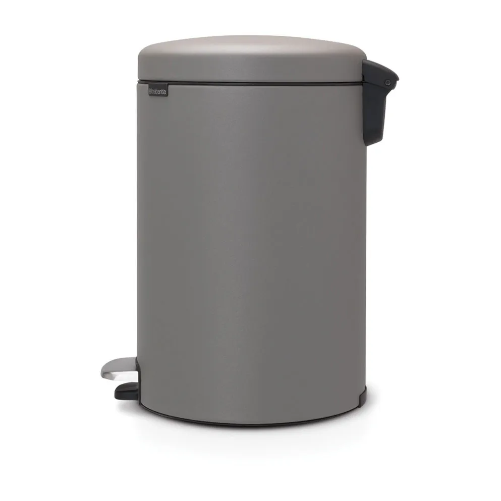 New Icon pedaalemmer 20 liter, Mineral concrete grey Brabantia