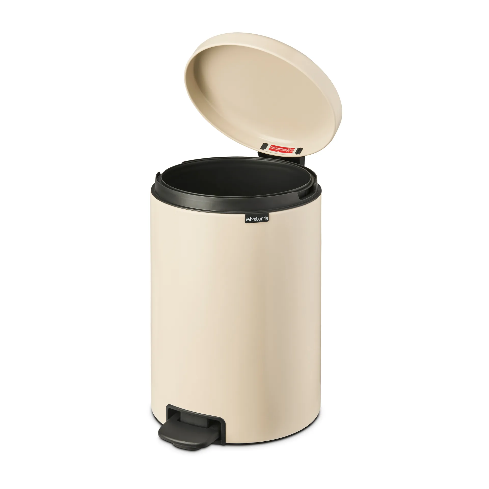 New Icon pedaalemmer 20 liter, Soft beige Brabantia