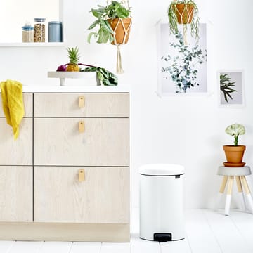 New Icon pedaalemmer 20 liter - wit - Brabantia