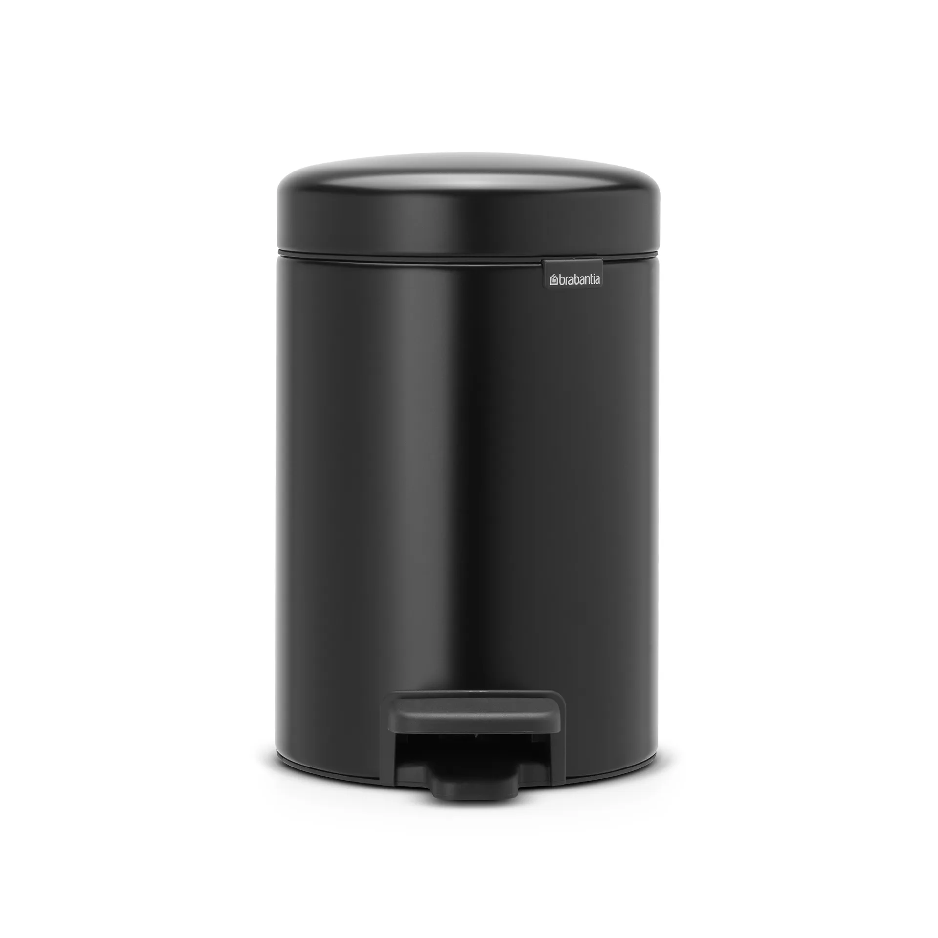New Icon pedaalemmer 3 liter, mat zwart Brabantia