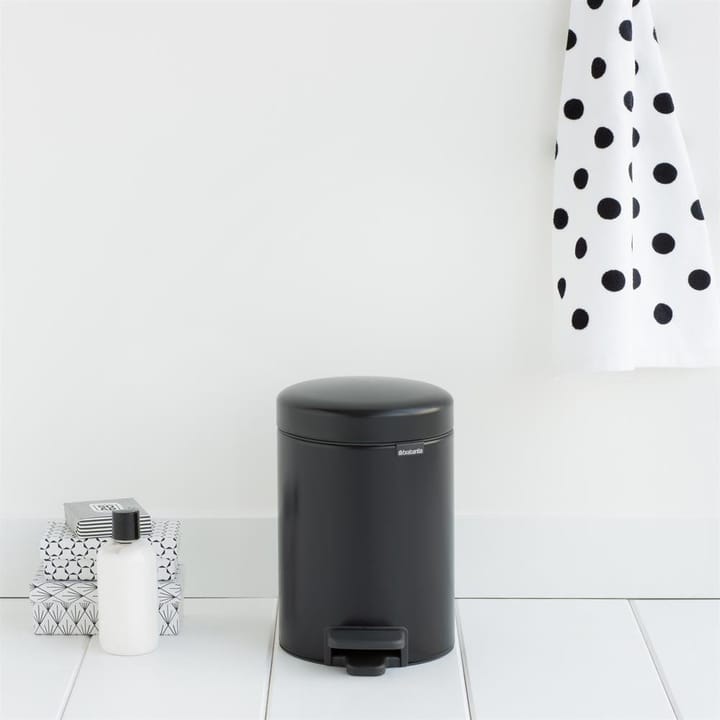 New Icon pedaalemmer 3 liter, mat zwart Brabantia