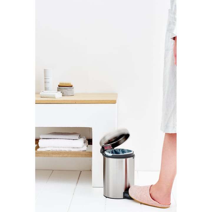 New Icon pedaalemmer 3 liter, Matt steel fingerprint proof Brabantia