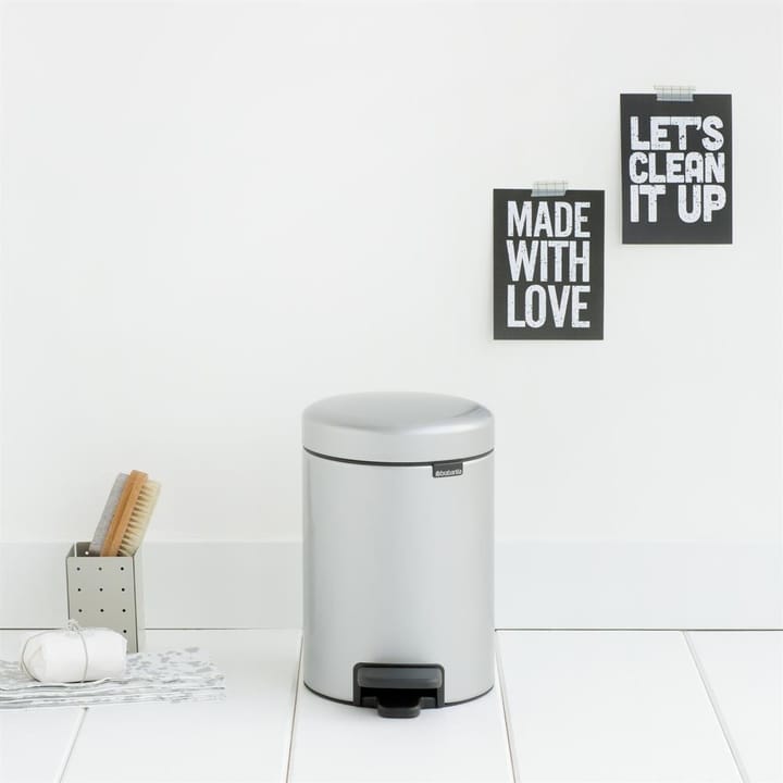 New Icon pedaalemmer 3 liter, metallic grijs Brabantia