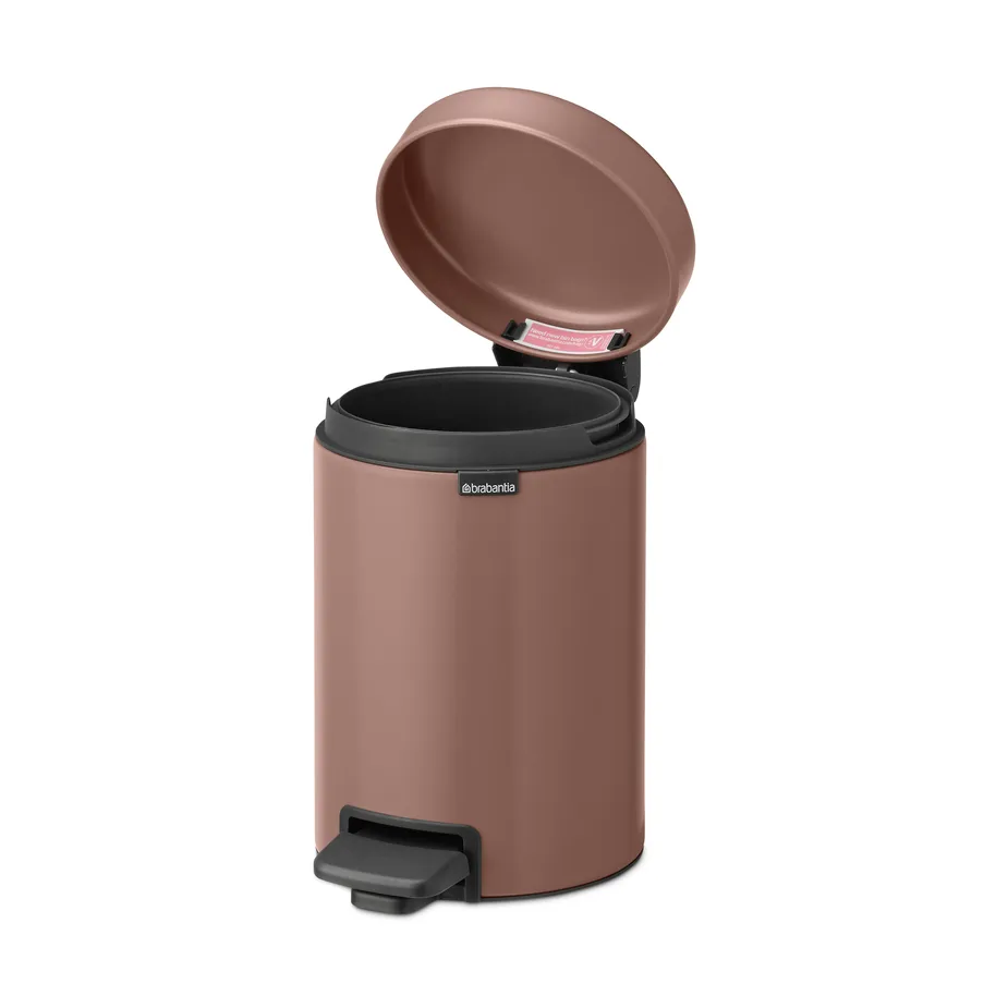 New Icon pedaalemmer 3 liter, Satin Taupe Brabantia