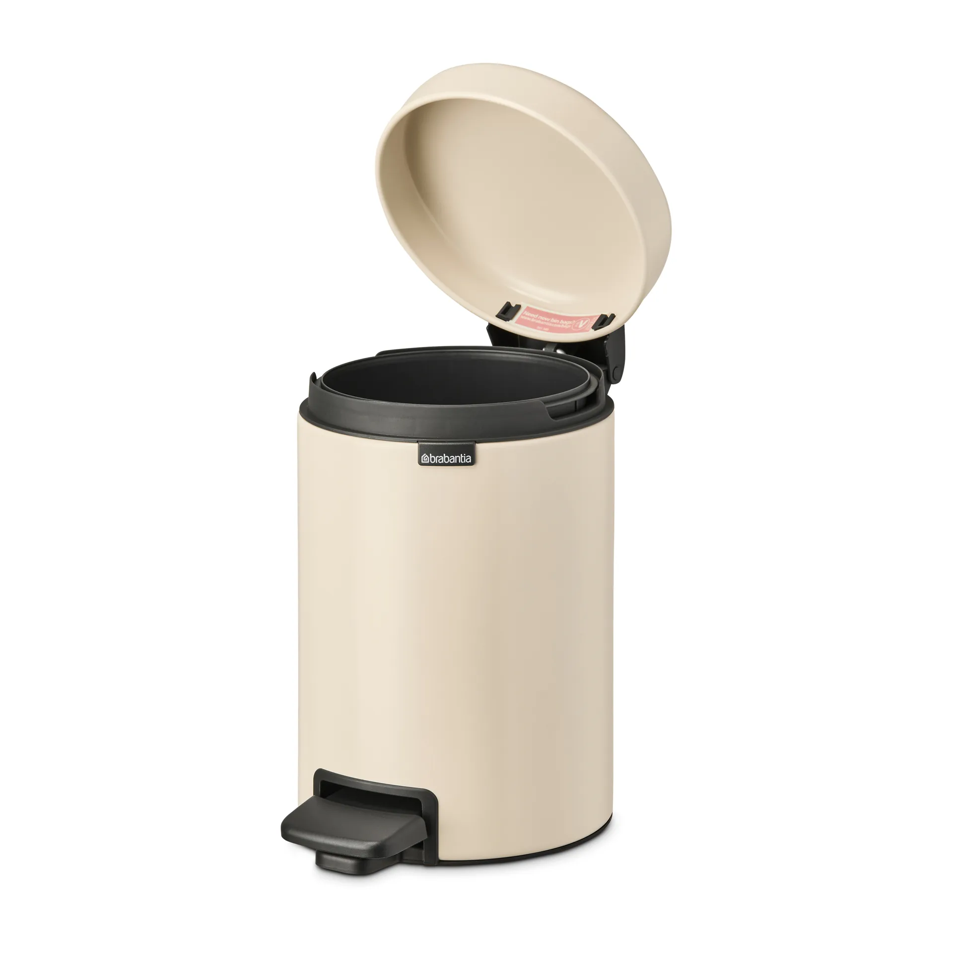 New Icon pedaalemmer 3 liter, Soft beige Brabantia