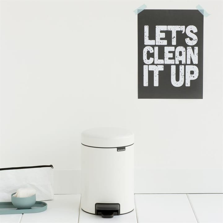 New Icon pedaalemmer 3 liter, wit Brabantia