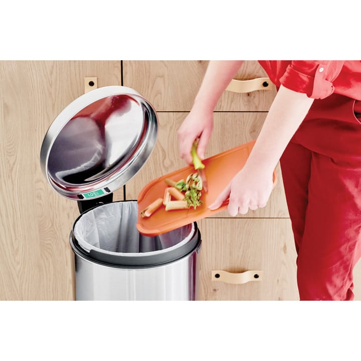 New Icon pedaalemmer 30 liter, Matt steel fingerprint proof Brabantia