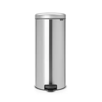 New Icon pedaalemmer 30 liter - matt steel - Brabantia