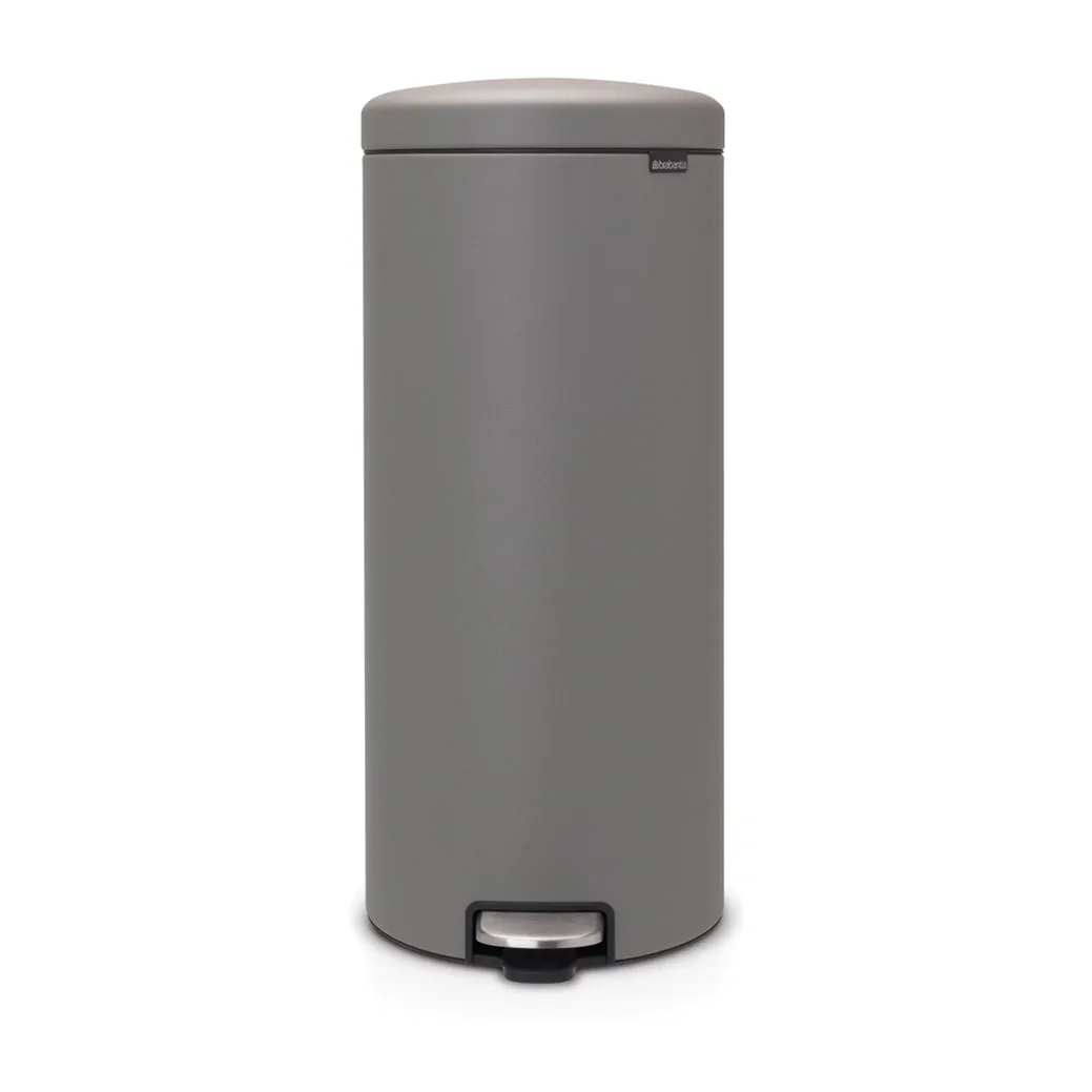 New Icon pedaalemmer 30 liter, Mineral concrete grey Brabantia