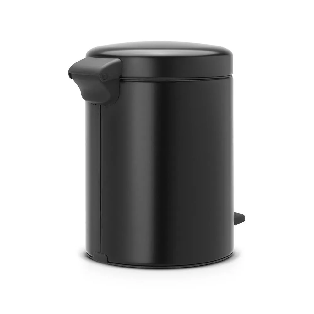 New Icon pedaalemmer 5 liter, mat zwart Brabantia
