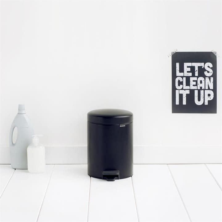 New Icon pedaalemmer 5 liter, mat zwart Brabantia