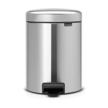 New Icon pedaalemmer 5 liter - Matt steel fingerprint proof - Brabantia