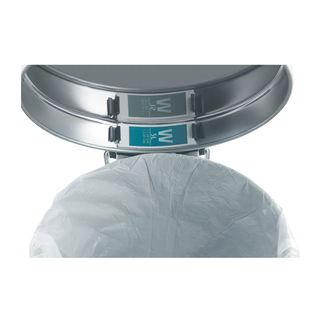 New Icon pedaalemmer 5 liter, Matt steel fingerprint proof Brabantia