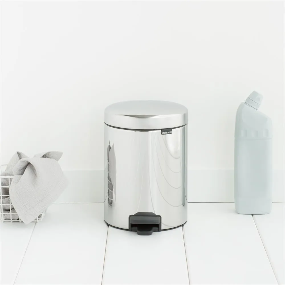 New Icon pedaalemmer 5 liter, staal - glanzend Brabantia