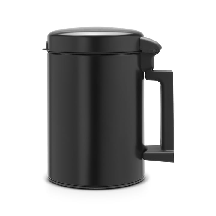 New Icon wand prullenbak 3 liter, mat zwart Brabantia