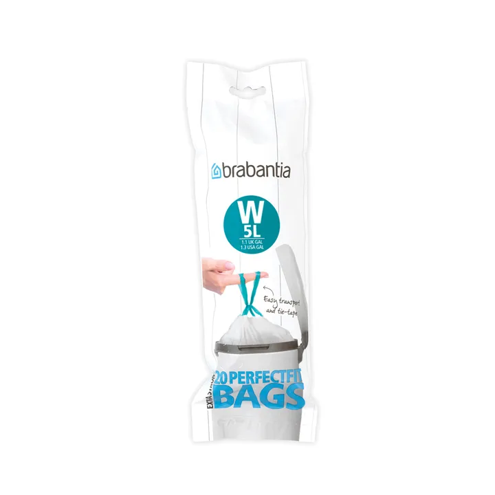 PerfectFit afvalzak W (20 zakken per rol) - 5 l - Brabantia
