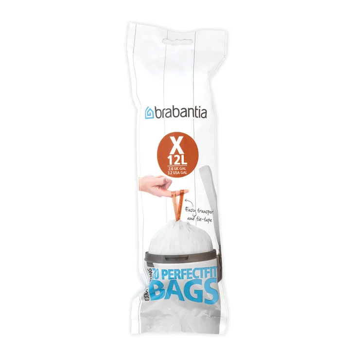 PerfectFit afvalzak X (20 zakken per rol) - 12 l - Brabantia