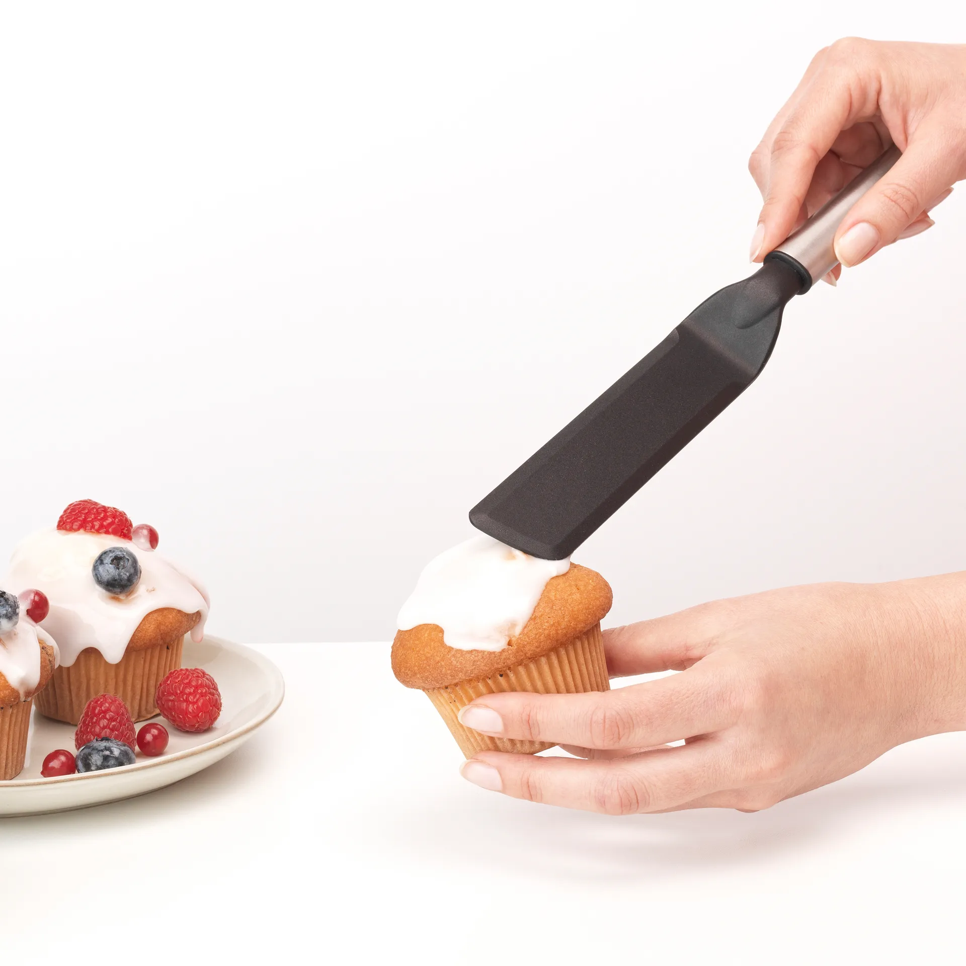 Profile bakspatel lang non-stick, Roestvrij staal Brabantia