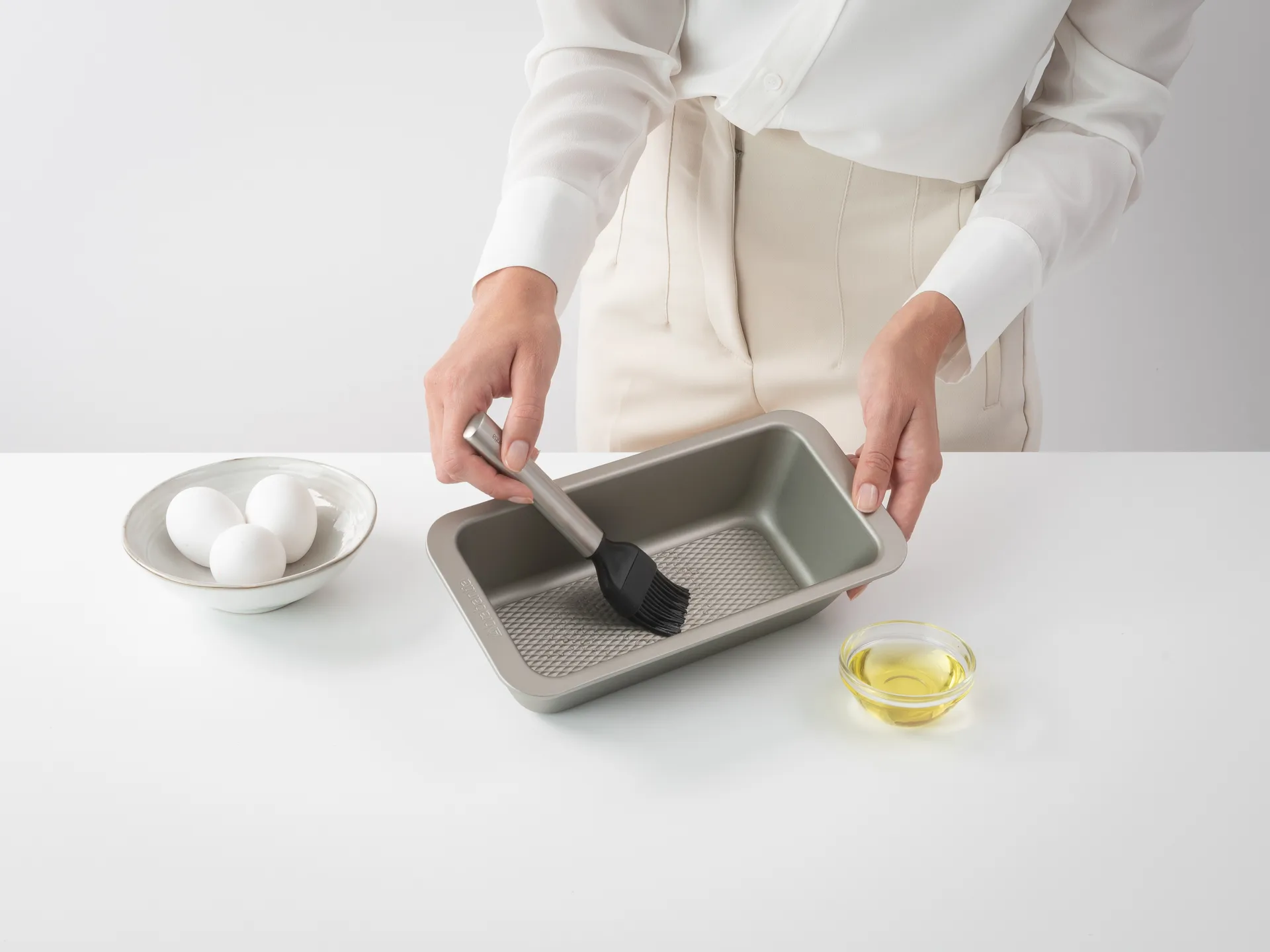 Profile broodkwast silicone groot, Roestvrij staal Brabantia