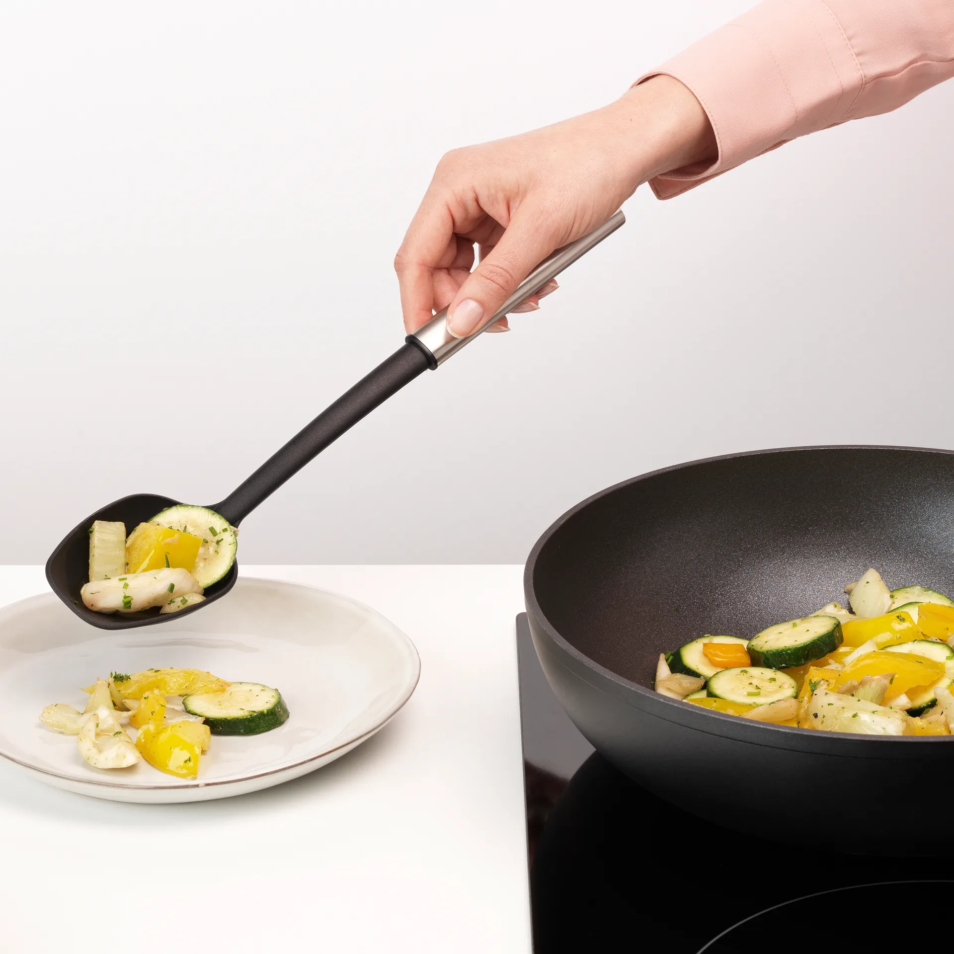 Profile opscheplepel non-stick, Roestvrij staal Brabantia