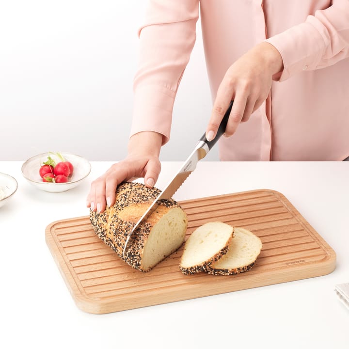 Profile snijplank voor brood, Beukenhout Brabantia