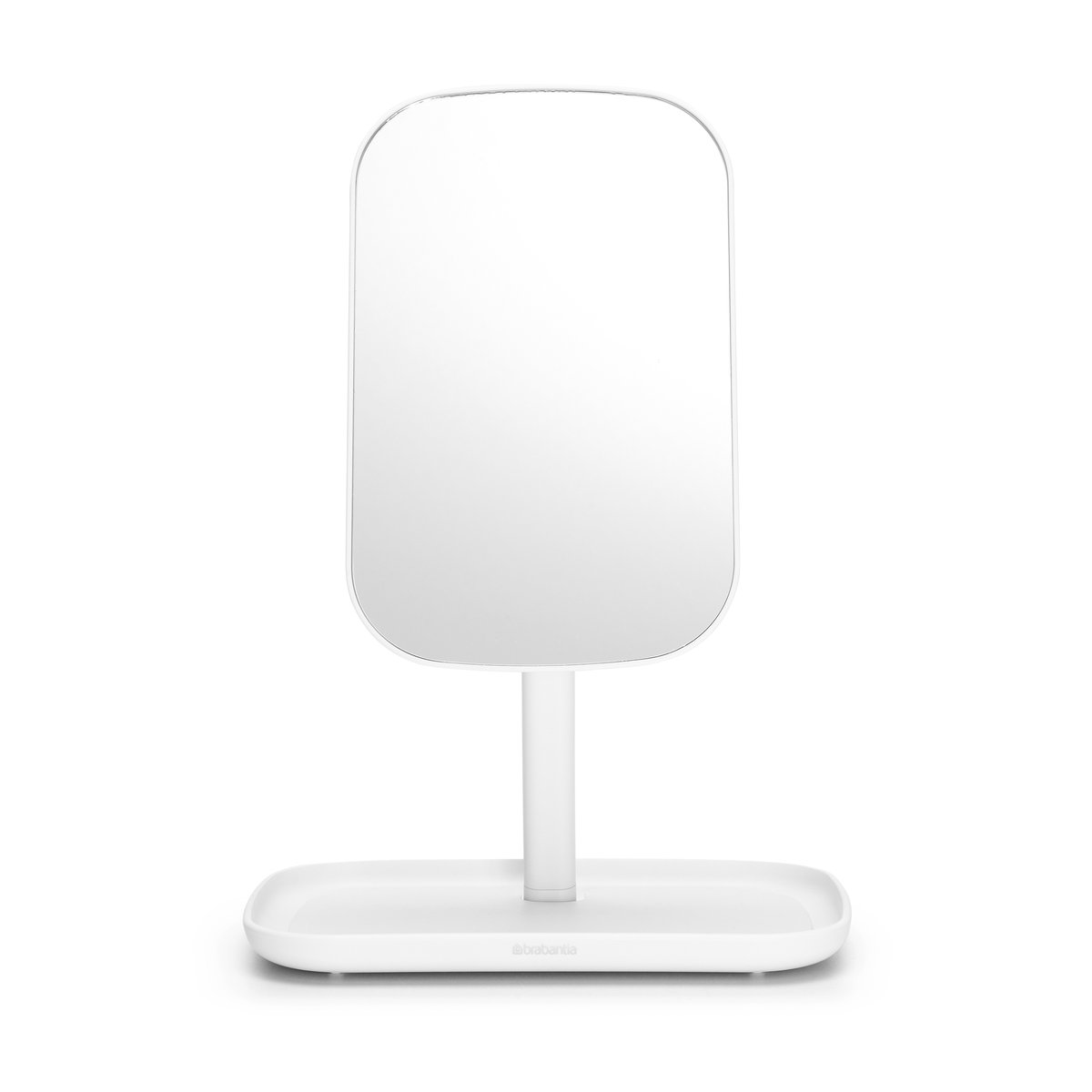 Brabantia ReNew spiegel met opbergvakje Wit | Scandinavisch Interieur | Tafelspiegels | Wit