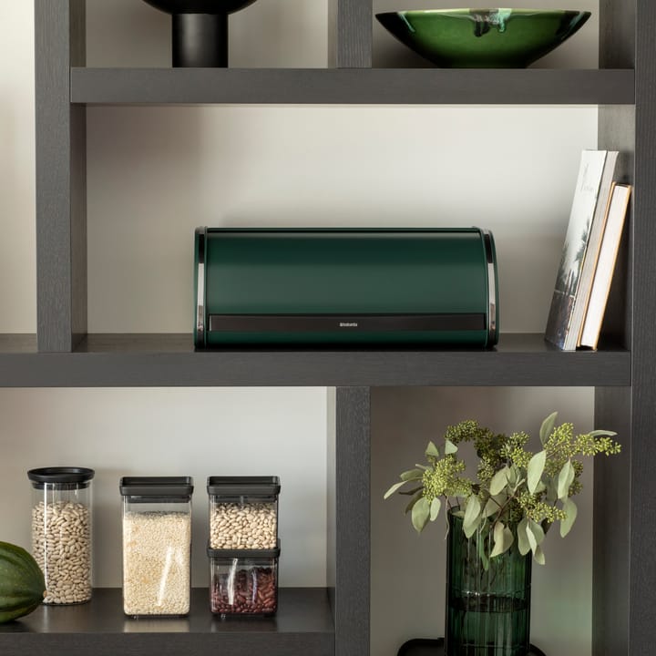 Roll Top broodtrommel medium, Pine green Brabantia