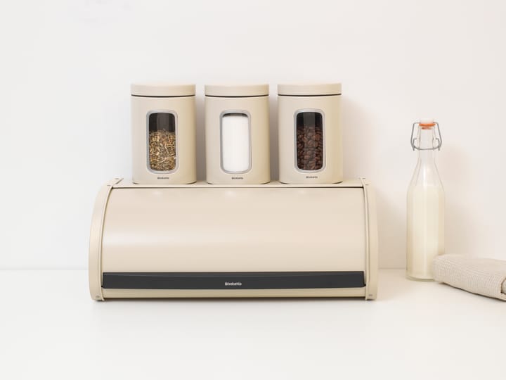 Roll Top broodtrommel medium, Soft beige Brabantia