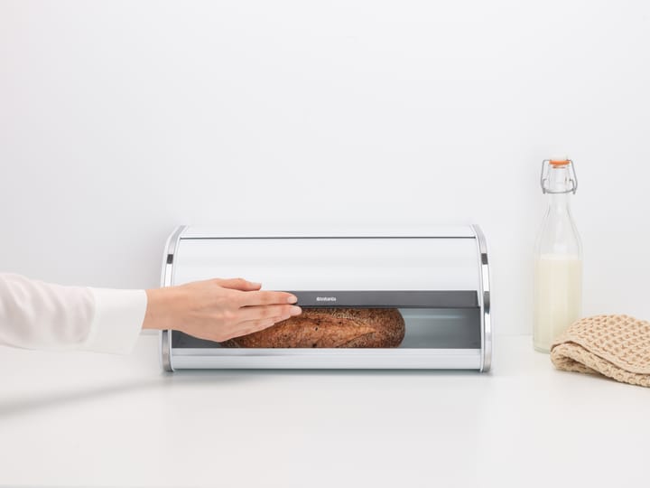 Roll Top broodtrommel medium, Wit Brabantia