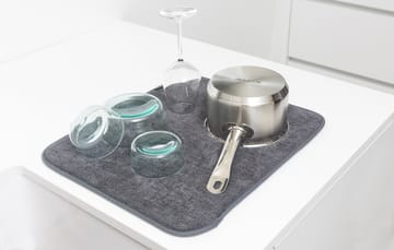 Sinkside afdruipdoek microvezel 47x40 cm - Donkergrijs - Brabantia