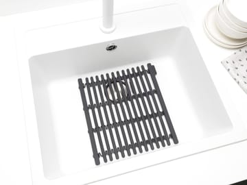 Sinkside afdruipmat 30x30 cm - Donkergrijs - Brabantia