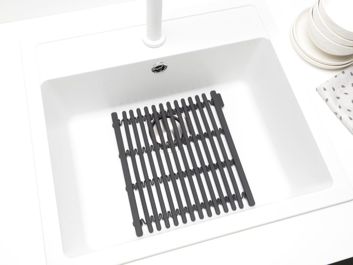 Sinkside afdruipmat 30x30 cm, Donkergrijs Brabantia